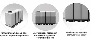 Пластиковая емкость ЭкоПром KR 4000 с 3 патрубками 110, 63 и 90 мм (Белый) 6